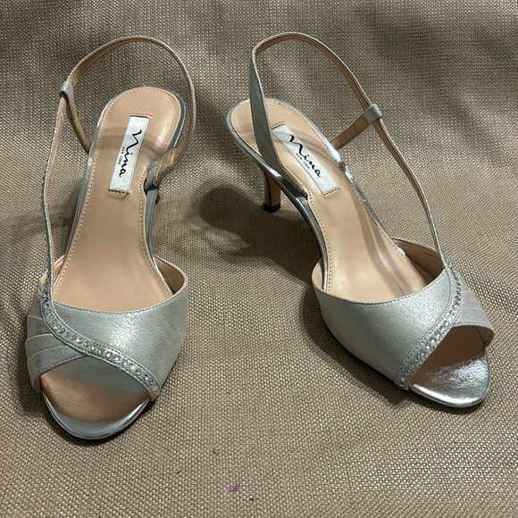 Nina Cabell Slingback Evening Sandal - Picture 1 of 11